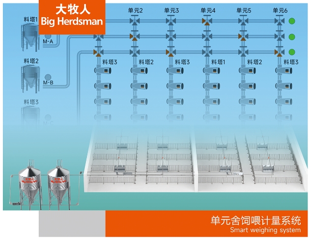 单元舍饲喂计量系统